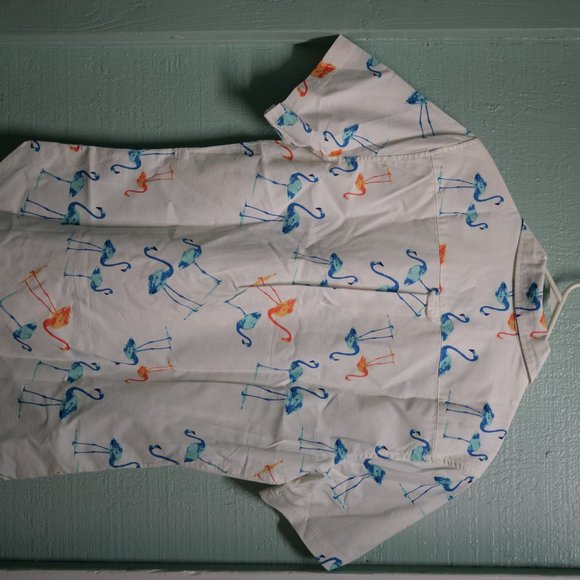 Never, never worn,Flamingo button down-shirt. - Picture 2 of 2